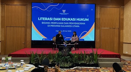 Siaran Pers Literasi Hukum Bidang Perfilman dan Penyensoran di Manado